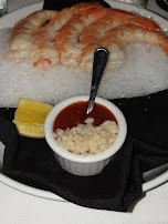 Shrimp Cocktail House Cocktail Sauce Lemon
